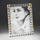 Portafoto con cornice in cristallo a mosaico dal design moderno ed elegante
