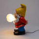 Lampada da tavolo in resina con USB dal design moderno