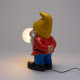 Lampada da tavolo in resina con USB dal design moderno