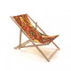 Sdraio pieghevole in legno di faggio "Lady On Carpet"