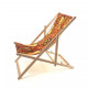 Sdraio pieghevole in legno di faggio "Lady On Carpet"