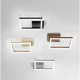 Plafoniera piccola a LED in stile moderno con struttura in metallo