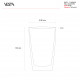 Set 6 pezzi Bicchieri tumbler alti per acqua