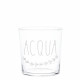 Set 6 Bicchieri Acqua in vetro