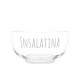 Insalatiera piccola in vetro dal design moderno