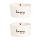 Set 2 coppette in ceramica
