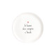 Set 2 piatti da dessert in ceramica dal design moderno