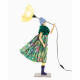 Lampada da tavolo con paralume in tessuto "Little Girl" Heruka