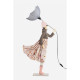 Lampada da tavolo con paralume in tessuto "Little Girl" Peggy