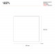 Set 6 pezzi Sottobicchiere quadrato in PMMA dal design moderno decoro Foulard