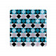 Set 6 pezzi Sottobicchiere quadrato in PMMA dal design moderno decoro Modern