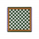 Set 6 pezzi Sottobicchiere quadrato in PMMA dal design moderno decoro Rainbow