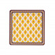 Set 6 pezzi Sottobicchiere quadrato in PMMA dal design moderno decoro Rainbow