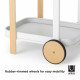 Carrello da portata da cucina con ruote dal design moderno ed elegante
