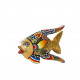 Scultura da tavolo in marmorino dal design eclettico Pesce Oscar piccolo
