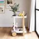 Carrello da portata da cucina con ruote dal design moderno ed elegante