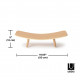 Porta bottiglie da tavolo in legno dal design moderno ed elegante "Vinola"