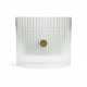 Portafoto piccolo con cornice in vetro dal design moderno