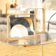 Portafoto in legno con cornice bifacciale dal design moderno piccolo
