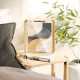 Portafoto in legno con cornice bifacciale dal design moderno piccolo