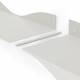 Set 2 mensole da parete dal design moderno