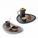 Set 2 vassoi dal design moderno