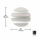 Set di 4 mensole da parete in metallo piegato dalle linee moderne