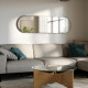 Specchio da parete ovale dal design moderno