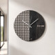 Orologio da parete in legno moderno per soggiorno o cucina "Pied de poule"