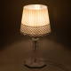 Abatjour da comodino in plexiglass con lampadina a LED di design Basic