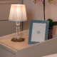 Abatjour da comodino in plexiglass con lampadina a LED di design Modern