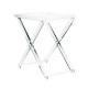Carrello pliant tavolino pieghevole con struttura in plexiglass moderna