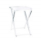 Carrello pliant tavolino pieghevole con struttura in plexiglass moderna