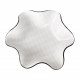 Centrotavola medio in plexiglass dal design moderno decoro Foulard
