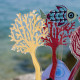 Corallo del mediterraneo piccolo in plexiglass per vaso