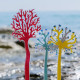 Corallo del mediterraneo piccolo in plexiglass per vaso