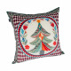 Cuscino in tessuto 50x50 a tema natalizio