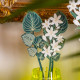 Fiore di maranta piccolo in plexiglass per vaso