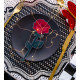 Fiore di rosa in plexiglass per vaso