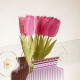 Fiore di tulipano piccolo in plexiglass per vaso