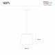 Lampada a sospensione dal design moderno con lampadina E27 stile Ethnic