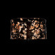 Lampada da comodino a LED dal design moderno foglia di rame