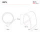 Lampada da comodino a LED in plexiglas dal design moderno Bora Bora