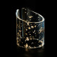Lampada da tavolo a led struttura in plexiglas dal design moderno ed elegante