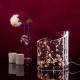 Lampada da tavolo a led struttura in plexiglas dal design moderno ed elegante