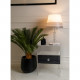 Lampada da tavolo in plexiglass con lampadina a LED di design Basic