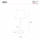 Lampada da tavolo in plexiglass con lampadina a LED di design Ethnic