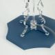 Lampada da tavolo in plexiglass con lampadina a LED di design Ethnic