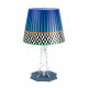 Lampada da tavolo in plexiglass con lampadina a LED di design Ethnic