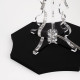 Lampada da tavolo in plexiglass con lampadina a LED di design Foulard
